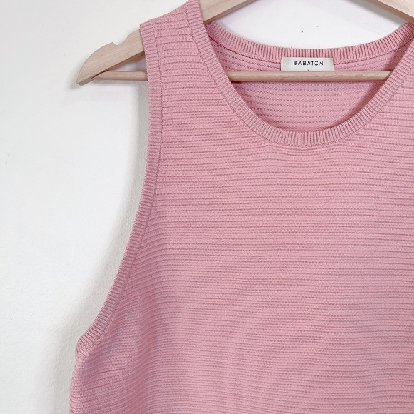 ARITZIA | BABATON ARLIK KNIT TOP IN PINK - Picture 5 of 13